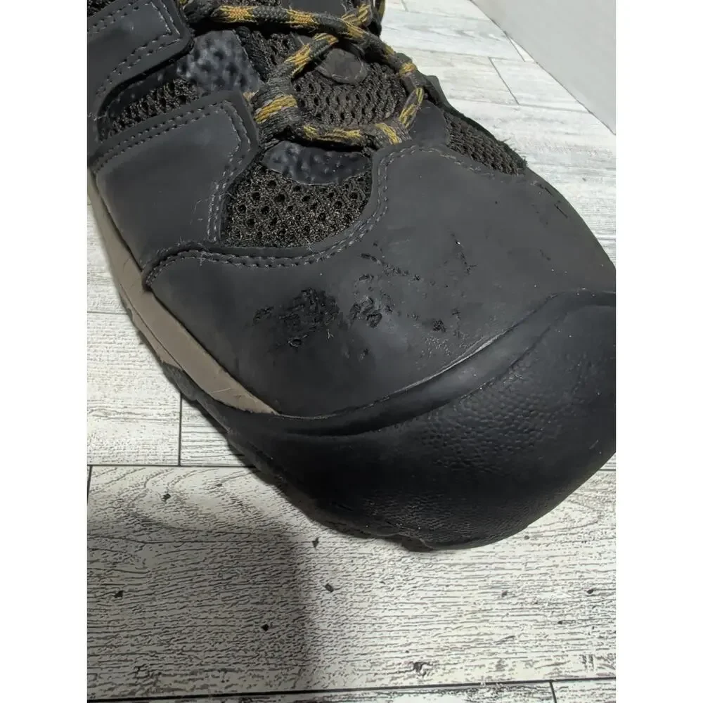 KEEN Utility Lansing Mid Waterproof Safety Steel Toe Boots Mens Size 13EE WIDE